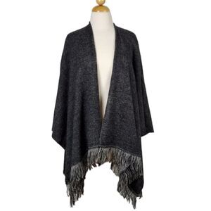 Ambiance Apparel Women Fringe Cardigan Poncho